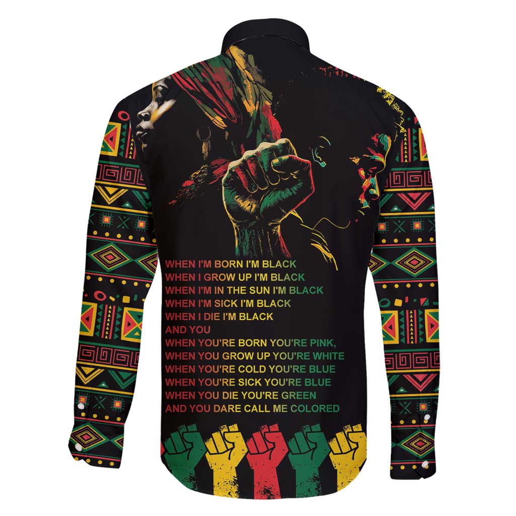 When I'm Born I'm Black Family Matching Off Shoulder Maxi Dress and Hawaiian Shirt Black History Black Month LT9 - Wonder Print Shop