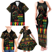 When I'm Born I'm Black Family Matching Tank Maxi Dress and Hawaiian Shirt Black History Black Month - Wonder Print Shop