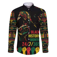 When I'm Born I'm Black Family Matching Tank Maxi Dress and Hawaiian Shirt Black History Black Month - Wonder Print Shop