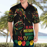 When I'm Born I'm Black Hawaiian Shirt Black History Black Month - Wonder Print Shop