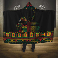 When I'm Born I'm Black Hooded Blanket Black History Black Month LT9