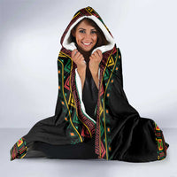 When I'm Born I'm Black Hooded Blanket Black History Black Month LT9
