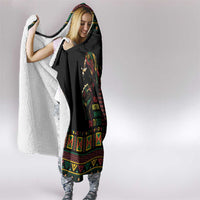 When I'm Born I'm Black Hooded Blanket Black History Black Month LT9