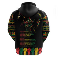 When I'm Born I'm Black Hoodie Black History Black Month - Wonder Print Shop