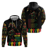 When I'm Born I'm Black Hoodie Black History Black Month - Wonder Print Shop