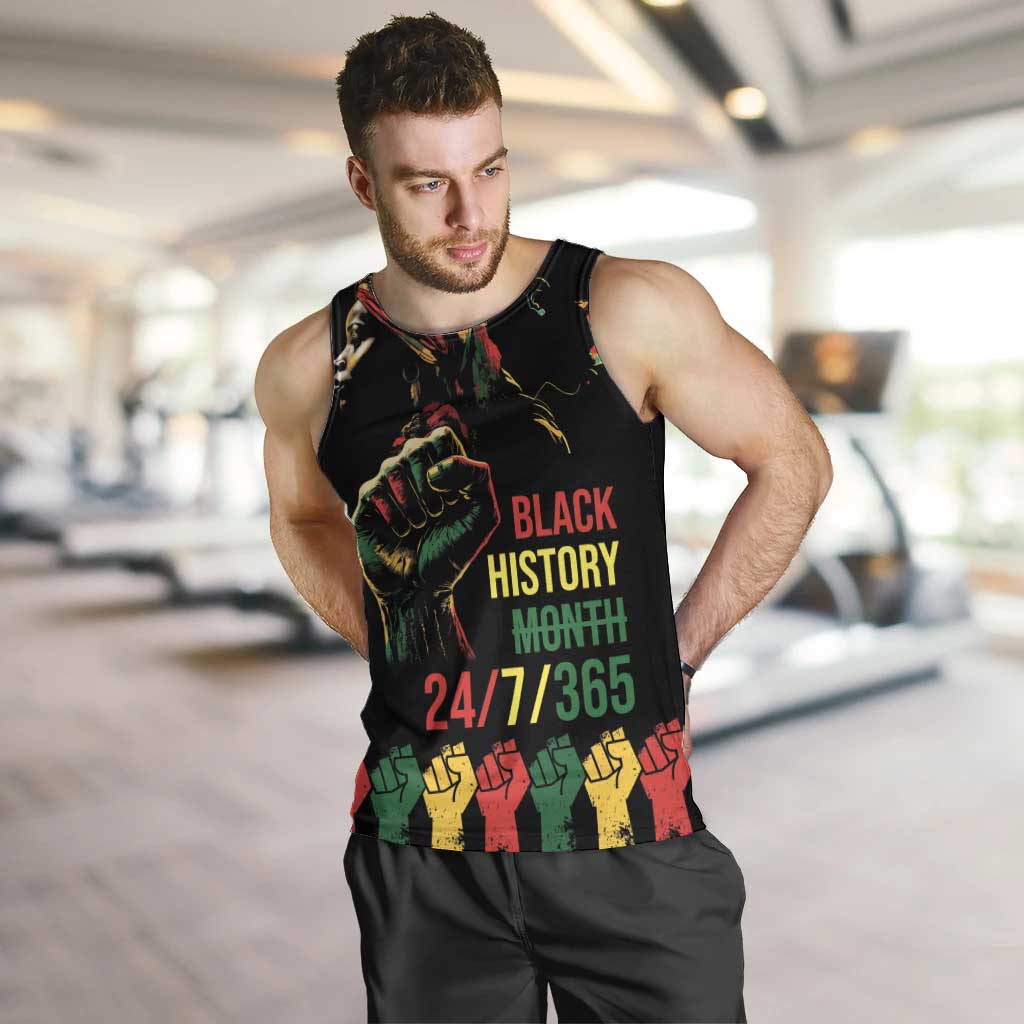 When I'm Born I'm Black Men Tank Top Black History Black Month - Wonder Print Shop