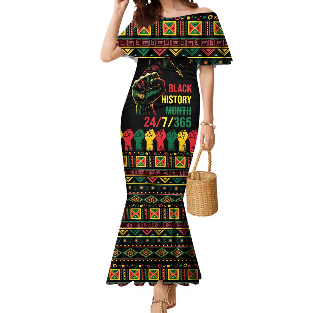 When I'm Born I'm Black Mermaid Dress Black History Black Month - Wonder Print Shop