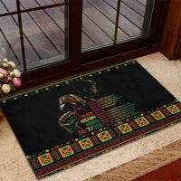 When I'm Born I'm Black Rubber Doormat Black History Black Month - Wonder Print Shop