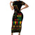 When I'm Born I'm Black Short Sleeve Bodycon Dress Black History Black Month - Wonder Print Shop