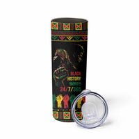 When I'm Born I'm Black Skinny Tumbler Black History Black Month - Wonder Print Shop