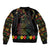 When I'm Born I'm Black Sleeve Zip Bomber Jacket Black History Black Month - Wonder Print Shop