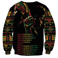 When I'm Born I'm Black Sweatshirt Black History Black Month - Wonder Print Shop