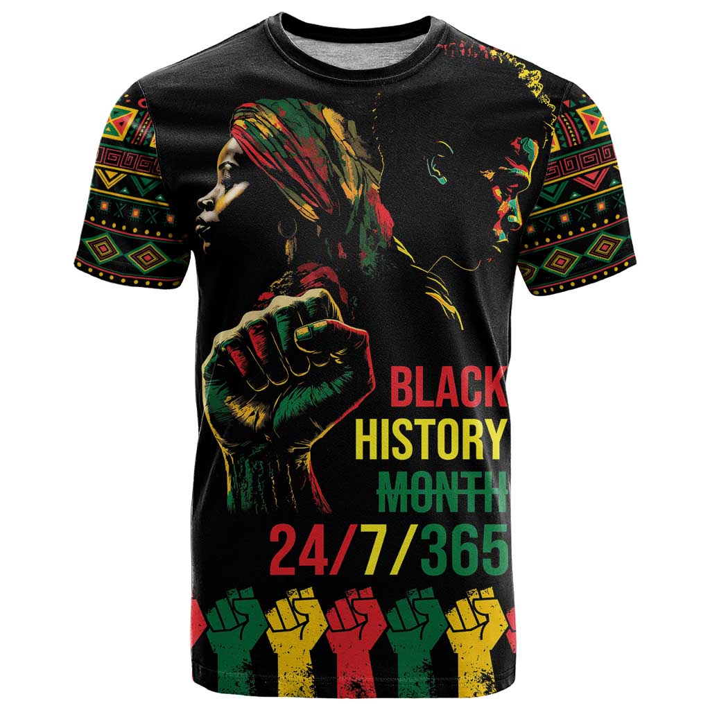 When I'm Born I'm Black T Shirt Black History Black Month - Wonder Print Shop
