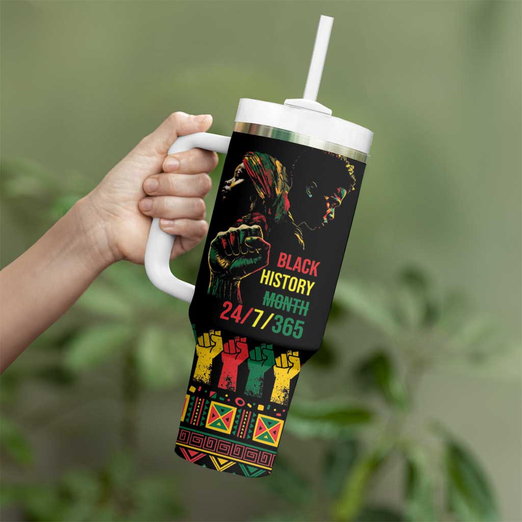 When I'm Born I'm Black Tumbler With Handle Black History Black Month - Wonder Print Shop