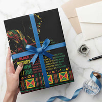 When I'm Born I'm Black Wrapping Paper Black History Black Month - Wonder Print Shop