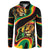 Rastafarian Lion Proud of Jamaica Button Sweatshirt Reggae My Soul LT9 - Wonder Print Shop