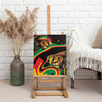 Rastafarian Lion Proud of Jamaica Canvas Wall Art Reggae My Soul LT9 - Wonder Print Shop