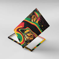 Rastafarian Lion Proud of Jamaica Canvas Wall Art Reggae My Soul LT9 - Wonder Print Shop