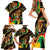 Rastafarian Lion Proud of Jamaica Family Matching Short Sleeve Bodycon Dress and Hawaiian Shirt Reggae My Soul - Wonder Print Shop