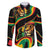 Rastafarian Lion Proud of Jamaica Family Matching Short Sleeve Bodycon Dress and Hawaiian Shirt Reggae My Soul - Wonder Print Shop