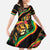 Rastafarian Lion Proud of Jamaica Family Matching Summer Maxi Dress and Hawaiian Shirt Reggae My Soul - Wonder Print Shop