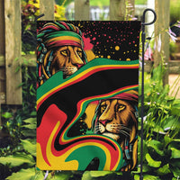 Rastafarian Lion Proud of Jamaica Garden Flag Reggae My Soul - Wonder Print Shop