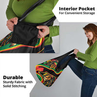 Rastafarian Lion Proud of Jamaica Grocery Bag Reggae My Soul