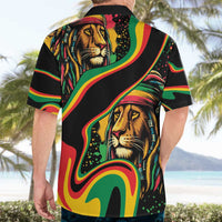 Rastafarian Lion Proud of Jamaica Hawaiian Shirt Reggae My Soul - Wonder Print Shop