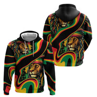 Rastafarian Lion Proud of Jamaica Hoodie Reggae My Soul - Wonder Print Shop