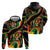 Rastafarian Lion Proud of Jamaica Hoodie Reggae My Soul - Wonder Print Shop