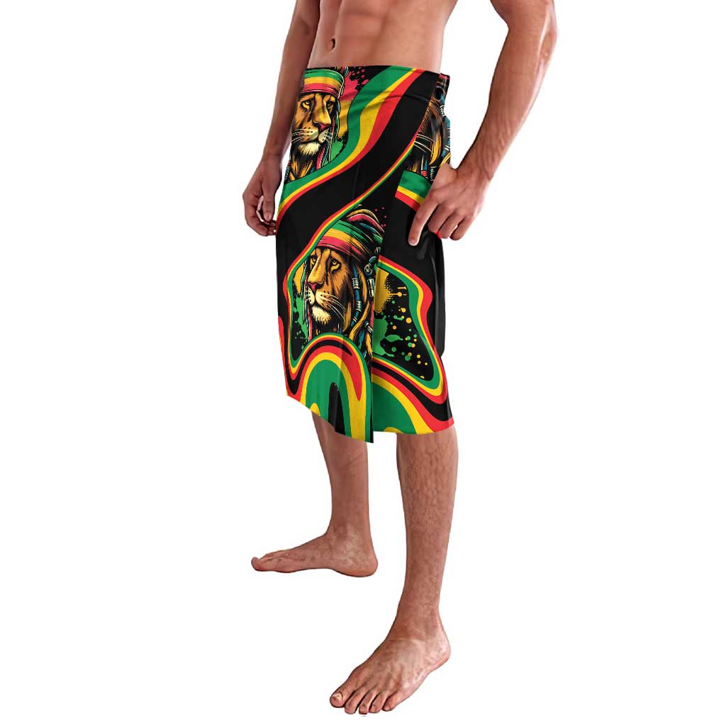 Rastafarian Lion Proud of Jamaica Lavalava Reggae My Soul - Wonder Print Shop