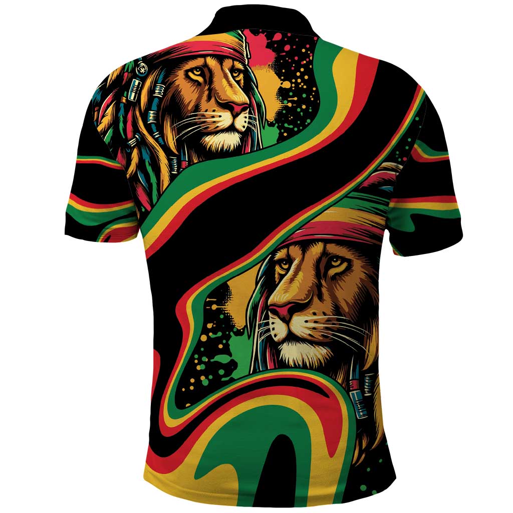 Rastafarian Lion Proud of Jamaica Polo Shirt Reggae My Soul - Wonder Print Shop