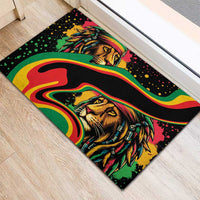 Rastafarian Lion Proud of Jamaica Rubber Doormat Reggae My Soul - Wonder Print Shop