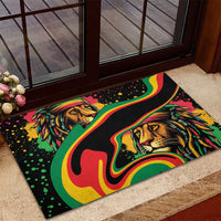 Rastafarian Lion Proud of Jamaica Rubber Doormat Reggae My Soul - Wonder Print Shop