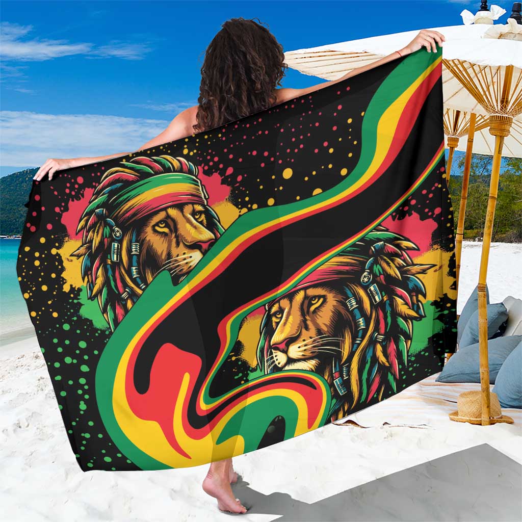 Rastafarian Lion Proud of Jamaica Sarong Reggae My Soul - Wonder Print Shop