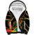 Rastafarian Lion Proud of Jamaica Sherpa Hoodie Reggae My Soul - Wonder Print Shop