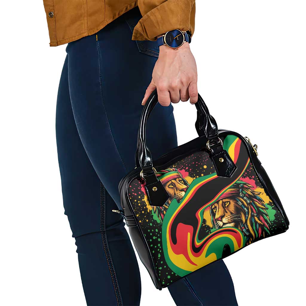 Rastafarian Lion Proud of Jamaica Shoulder Handbag Reggae My Soul