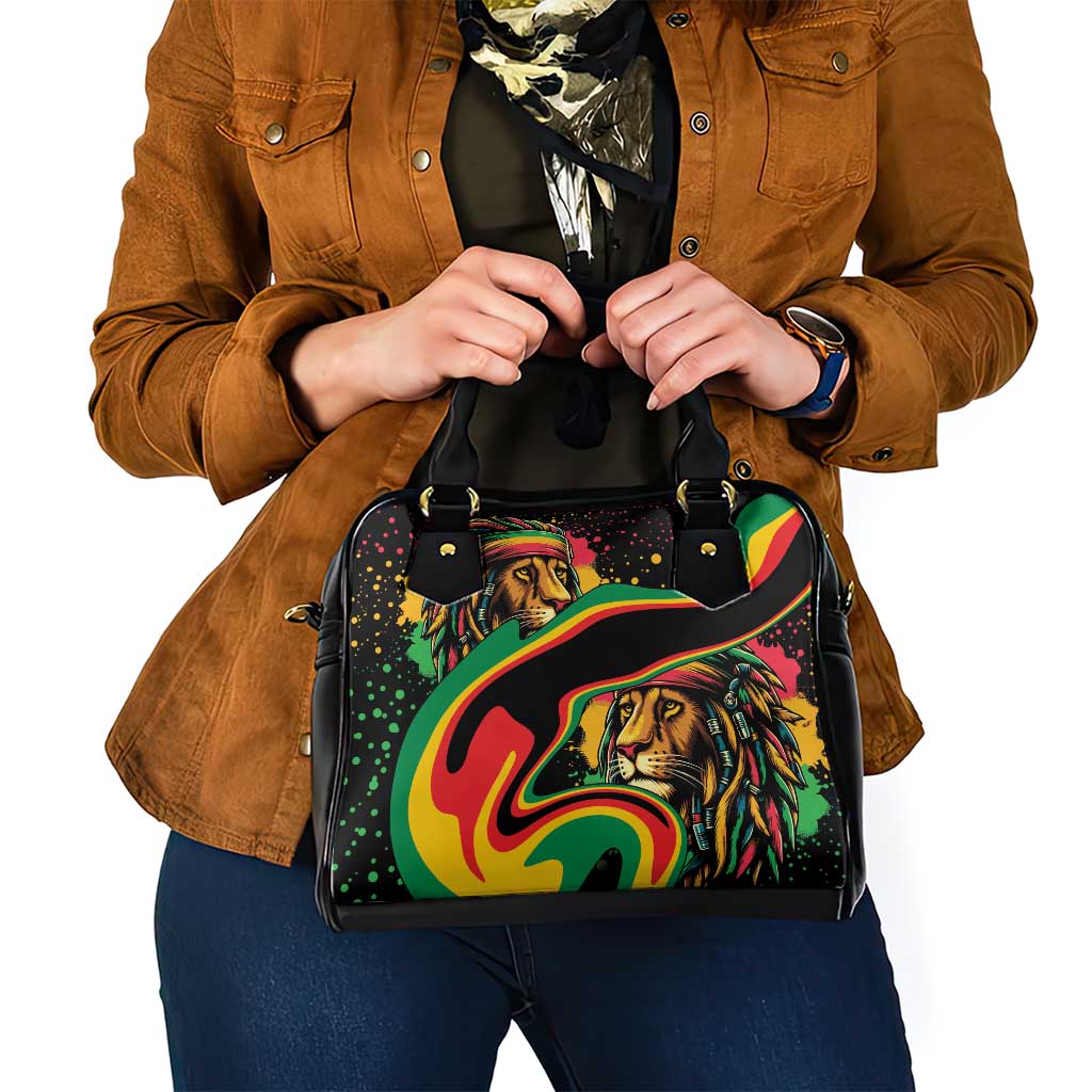 Rastafarian Lion Proud of Jamaica Shoulder Handbag Reggae My Soul