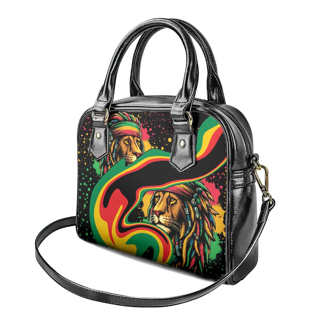 Rastafarian Lion Proud of Jamaica Shoulder Handbag Reggae My Soul