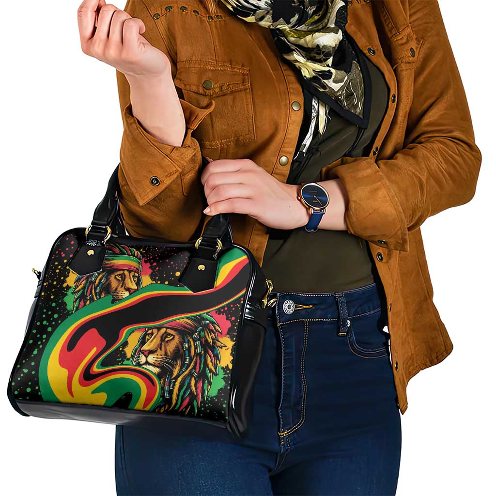 Rastafarian Lion Proud of Jamaica Shoulder Handbag Reggae My Soul