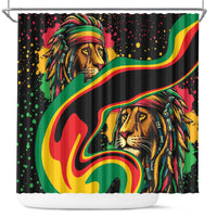 Rastafarian Lion Proud of Jamaica Shower Curtain Reggae My Soul