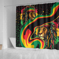 Rastafarian Lion Proud of Jamaica Shower Curtain Reggae My Soul