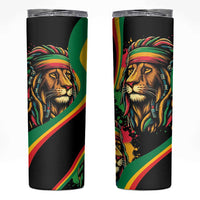 Rastafarian Lion Proud of Jamaica Skinny Tumbler Reggae My Soul - Wonder Print Shop