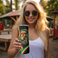 Rastafarian Lion Proud of Jamaica Skinny Tumbler Reggae My Soul - Wonder Print Shop