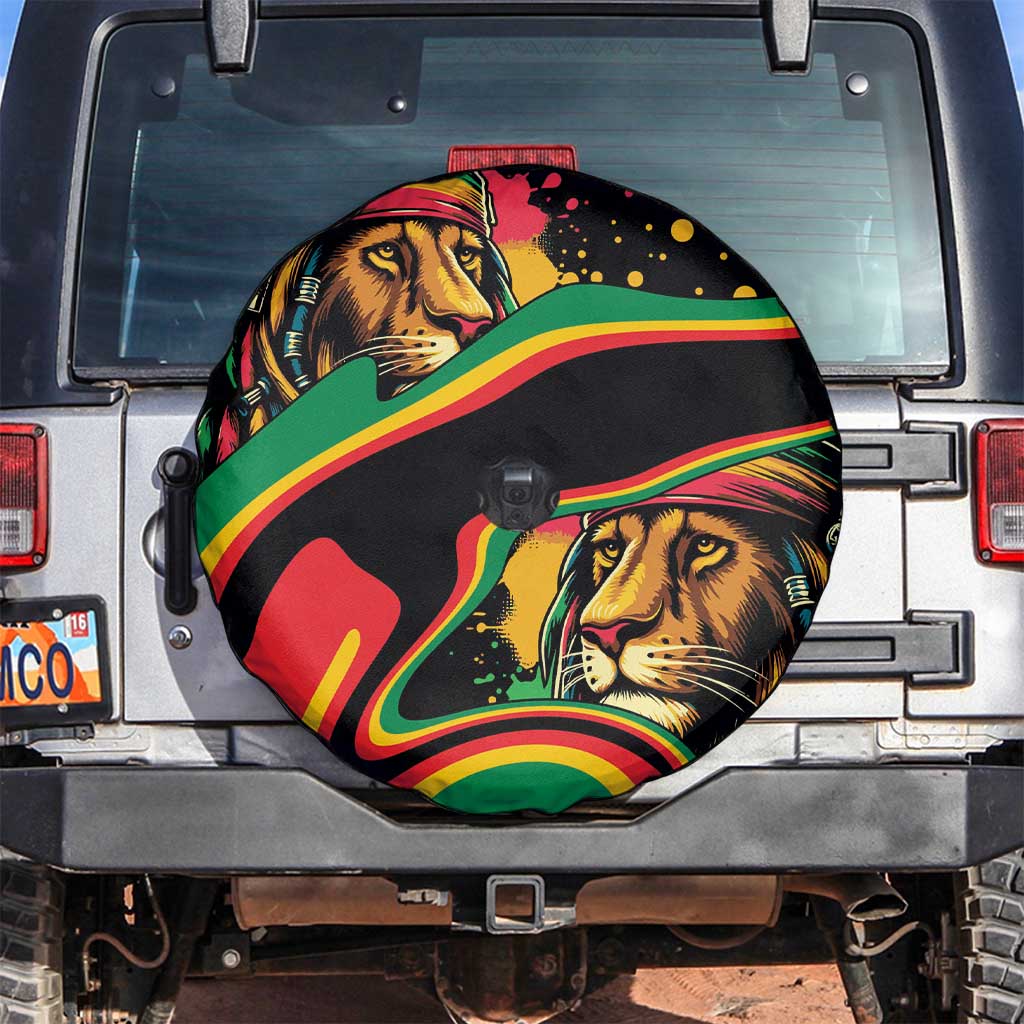 Rastafarian Lion Proud of Jamaica Spare Tire Cover Reggae My Soul - Wonder Print Shop