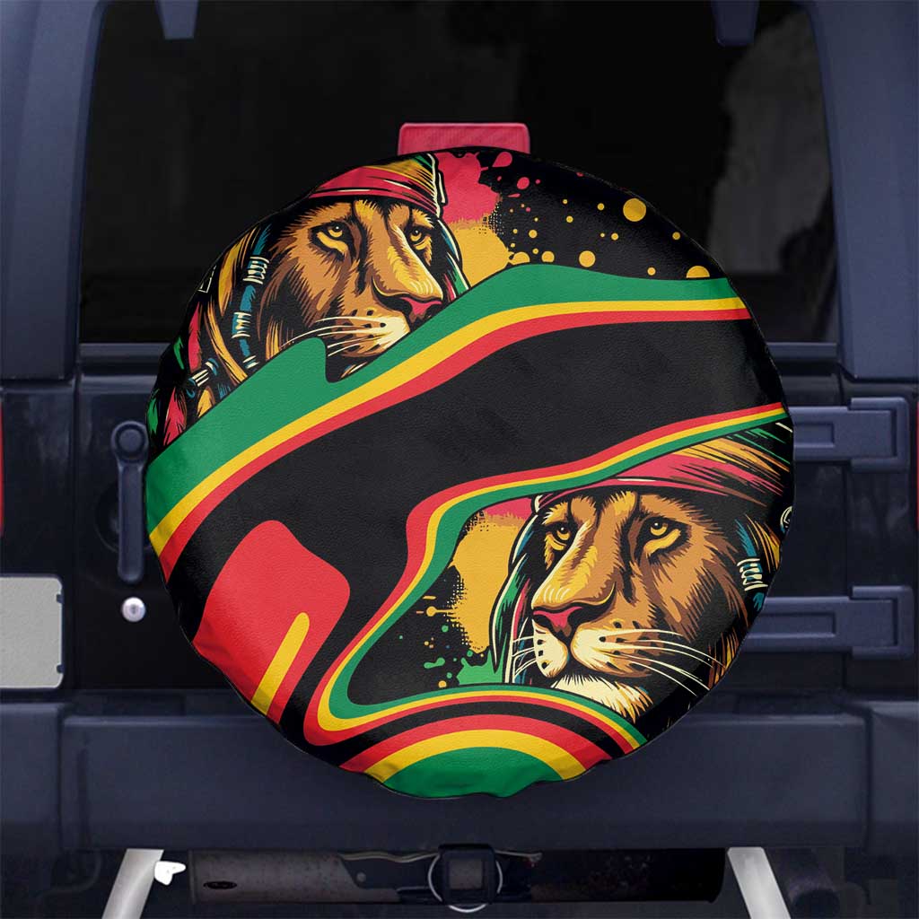 Rastafarian Lion Proud of Jamaica Spare Tire Cover Reggae My Soul - Wonder Print Shop