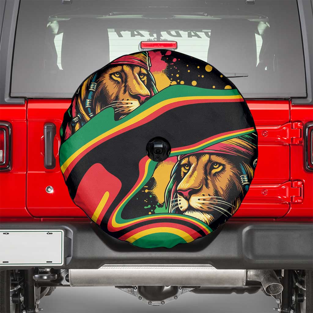 Rastafarian Lion Proud of Jamaica Spare Tire Cover Reggae My Soul - Wonder Print Shop
