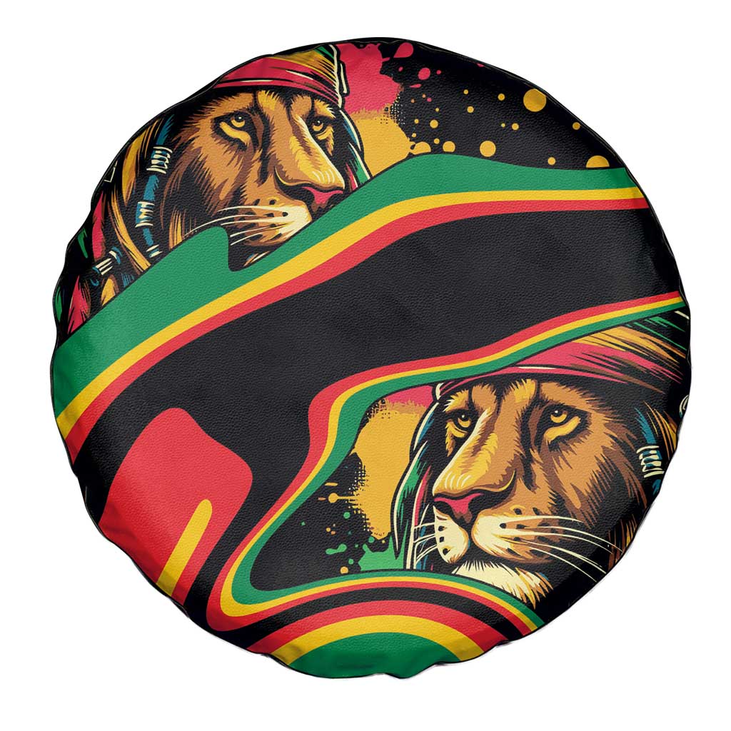 Rastafarian Lion Proud of Jamaica Spare Tire Cover Reggae My Soul - Wonder Print Shop
