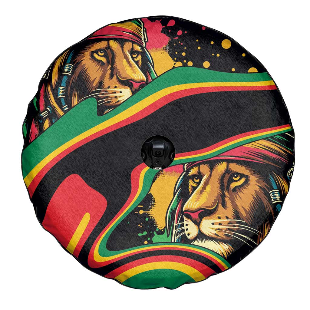 Rastafarian Lion Proud of Jamaica Spare Tire Cover Reggae My Soul - Wonder Print Shop