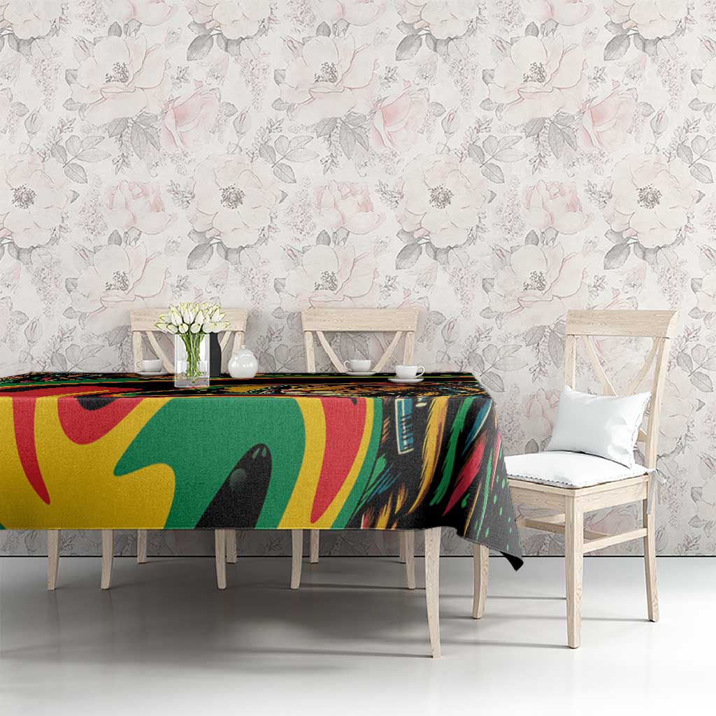 Rastafarian Lion Proud of Jamaica Tablecloth Reggae My Soul - Wonder Print Shop